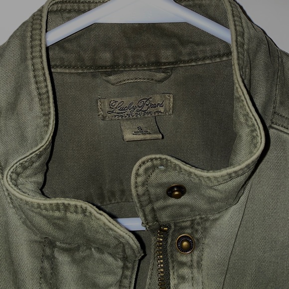 Lucky Brand Olive Green Army Jacket - Picture 2 of 4